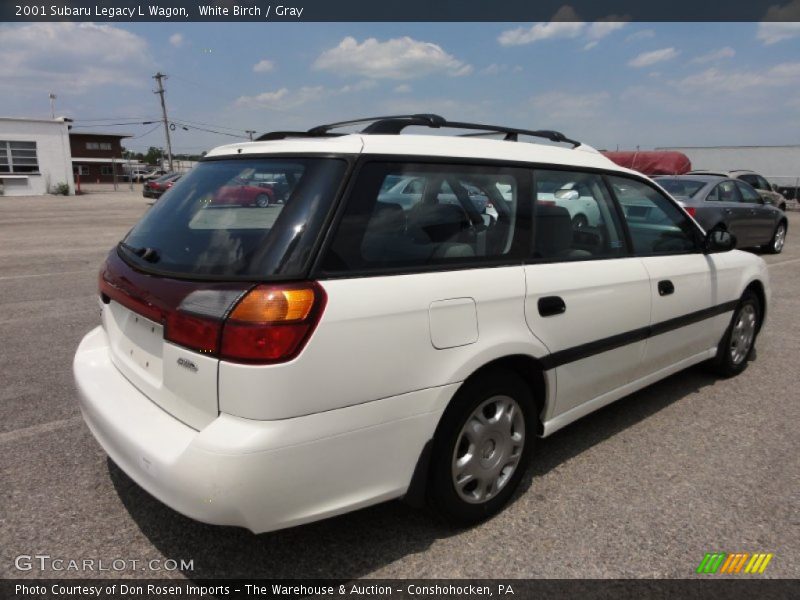 White Birch / Gray 2001 Subaru Legacy L Wagon