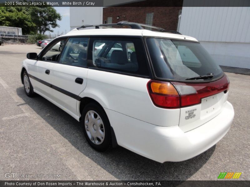 White Birch / Gray 2001 Subaru Legacy L Wagon