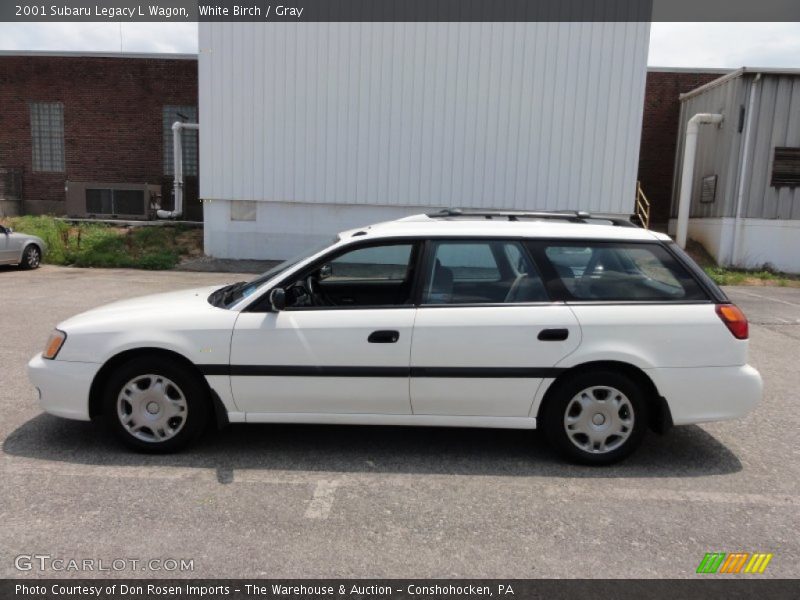  2001 Legacy L Wagon White Birch