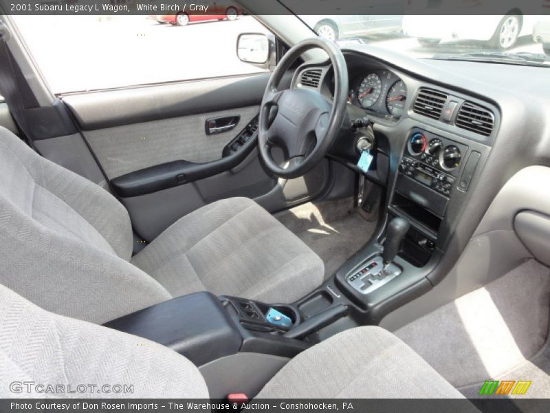  2001 Legacy L Wagon Gray Interior