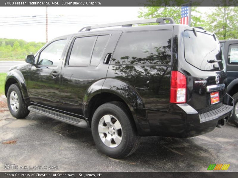 Super Black / Graphite 2008 Nissan Pathfinder SE 4x4