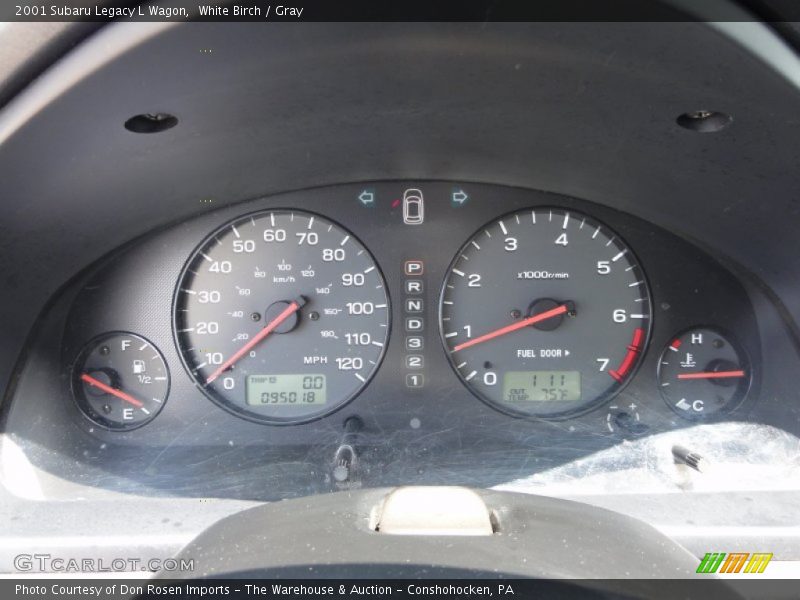  2001 Legacy L Wagon L Wagon Gauges