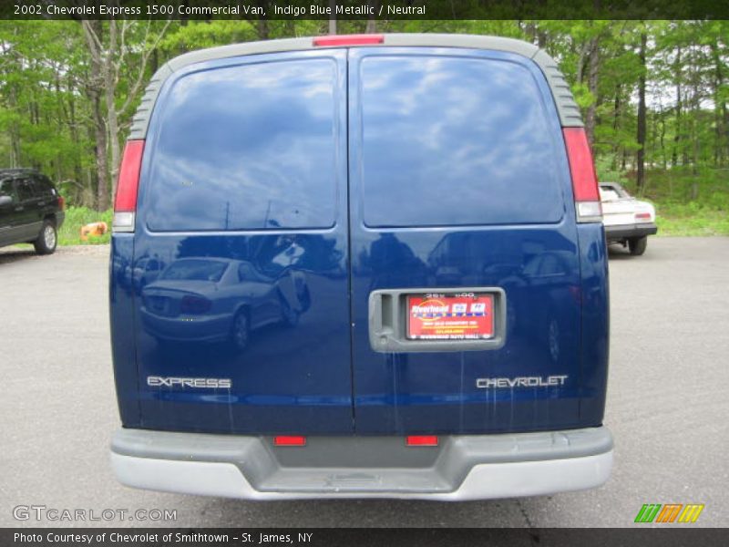 Indigo Blue Metallic / Neutral 2002 Chevrolet Express 1500 Commercial Van