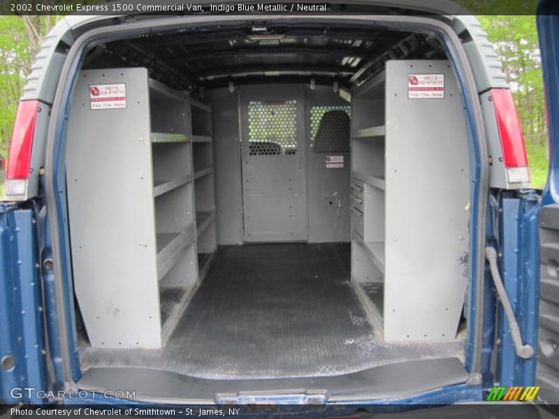 Indigo Blue Metallic / Neutral 2002 Chevrolet Express 1500 Commercial Van