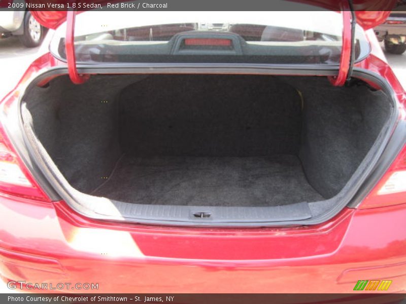 Red Brick / Charcoal 2009 Nissan Versa 1.8 S Sedan