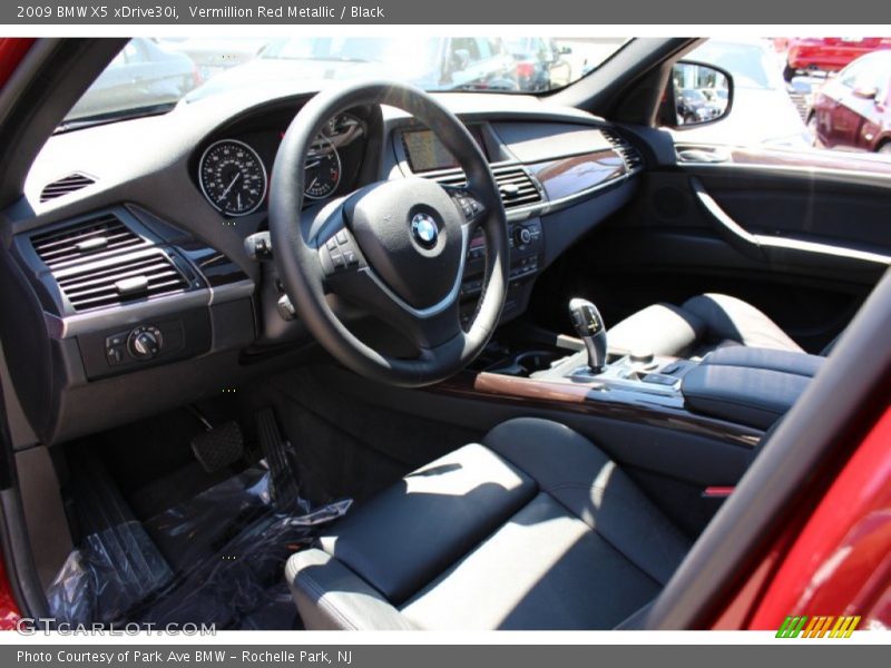 Vermillion Red Metallic / Black 2009 BMW X5 xDrive30i