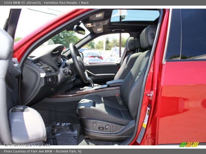 Vermillion Red Metallic / Black 2009 BMW X5 xDrive30i