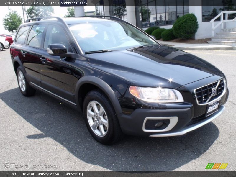 Black / Anthracite Black 2008 Volvo XC70 AWD