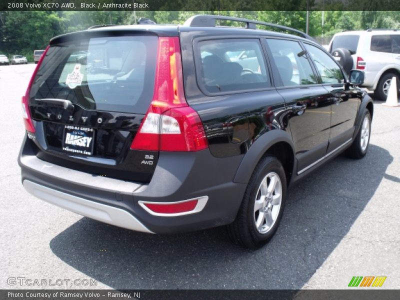 Black / Anthracite Black 2008 Volvo XC70 AWD