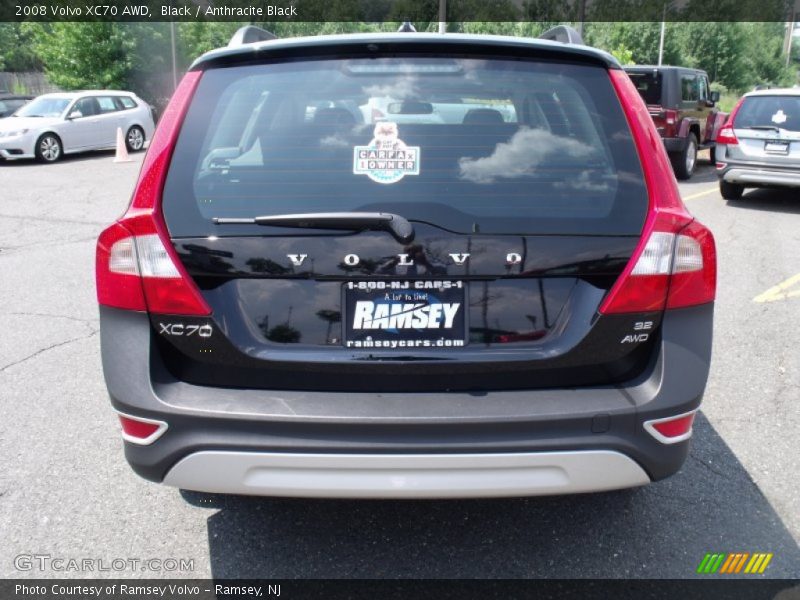 Black / Anthracite Black 2008 Volvo XC70 AWD