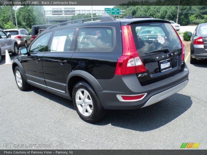 Black / Anthracite Black 2008 Volvo XC70 AWD