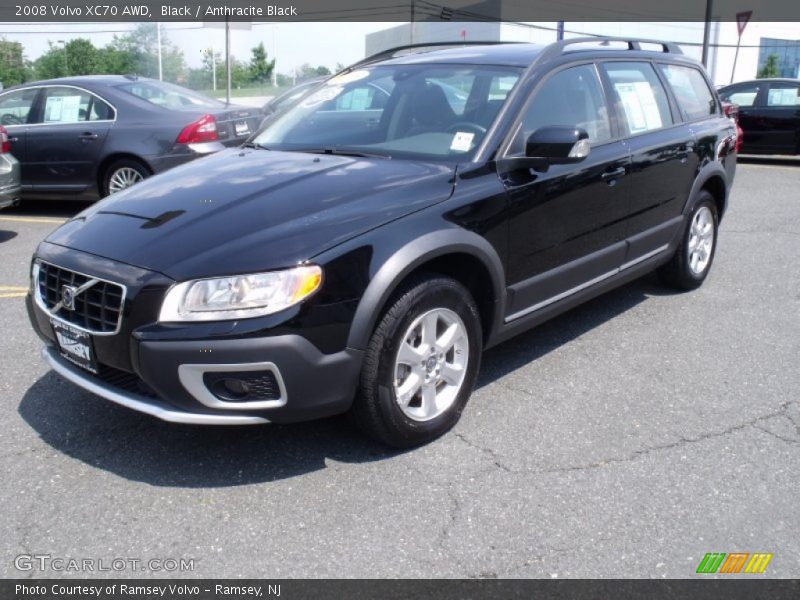 Black / Anthracite Black 2008 Volvo XC70 AWD