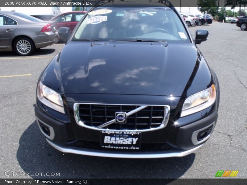 Black / Anthracite Black 2008 Volvo XC70 AWD