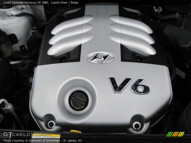 Liquid Silver / Beige 2007 Hyundai Veracruz SE AWD