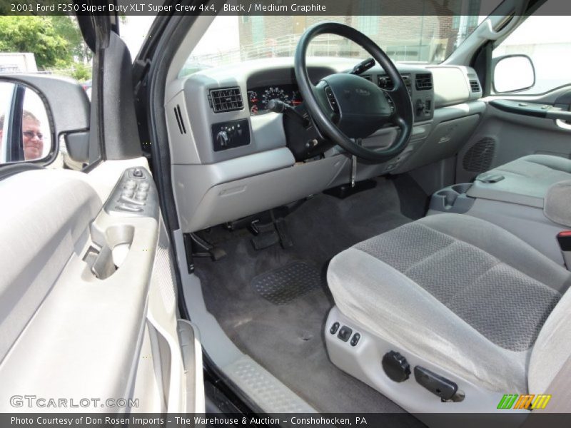  2001 F250 Super Duty XLT Super Crew 4x4 Medium Graphite Interior