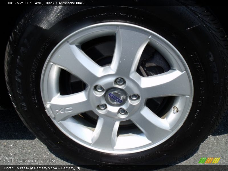Black / Anthracite Black 2008 Volvo XC70 AWD