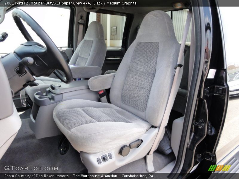  2001 F250 Super Duty XLT Super Crew 4x4 Medium Graphite Interior