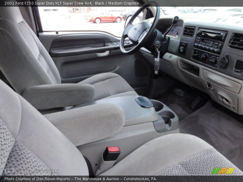  2001 F250 Super Duty XLT Super Crew 4x4 Medium Graphite Interior