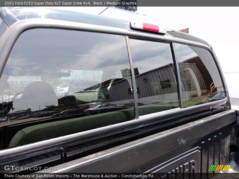 Black / Medium Graphite 2001 Ford F250 Super Duty XLT Super Crew 4x4