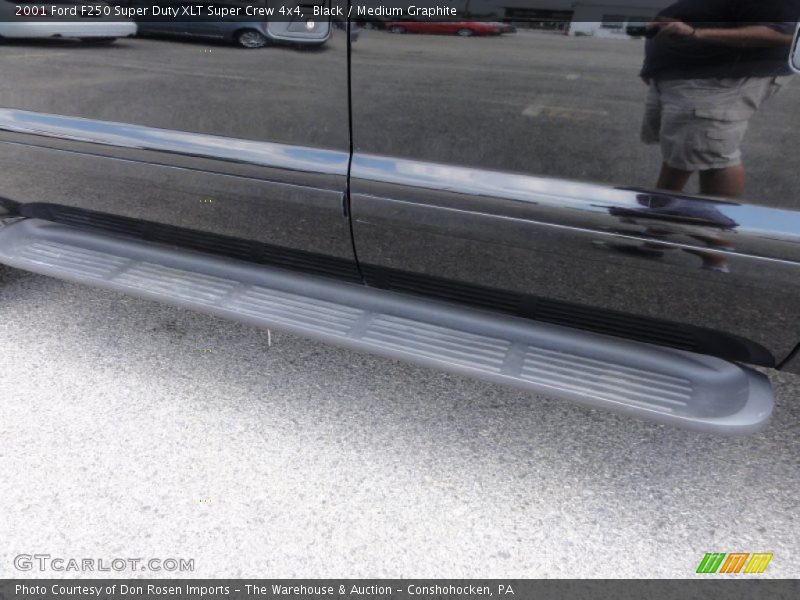 Black / Medium Graphite 2001 Ford F250 Super Duty XLT Super Crew 4x4