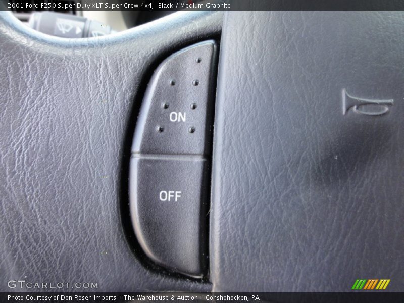 Black / Medium Graphite 2001 Ford F250 Super Duty XLT Super Crew 4x4