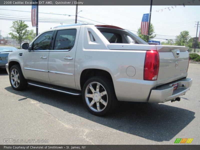Quicksilver / Ebony 2008 Cadillac Escalade EXT AWD