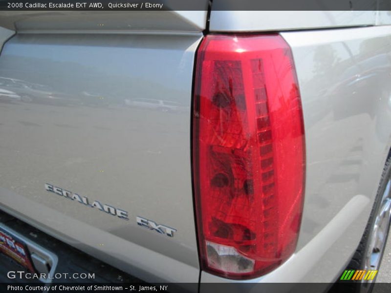 Quicksilver / Ebony 2008 Cadillac Escalade EXT AWD