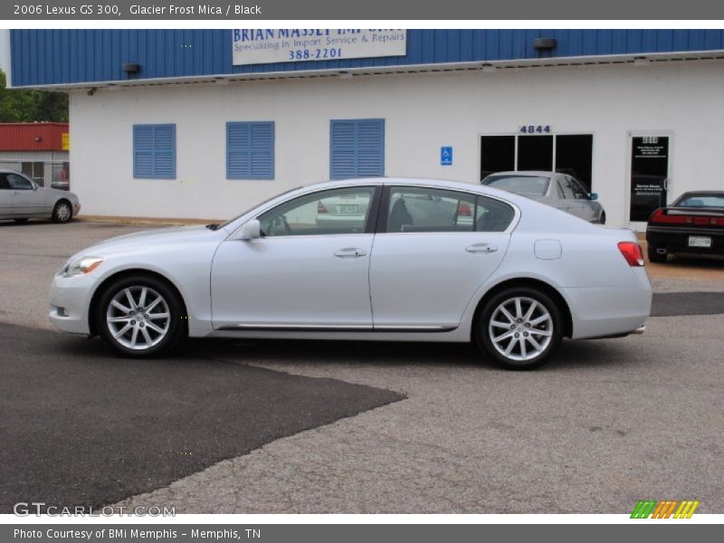Glacier Frost Mica / Black 2006 Lexus GS 300