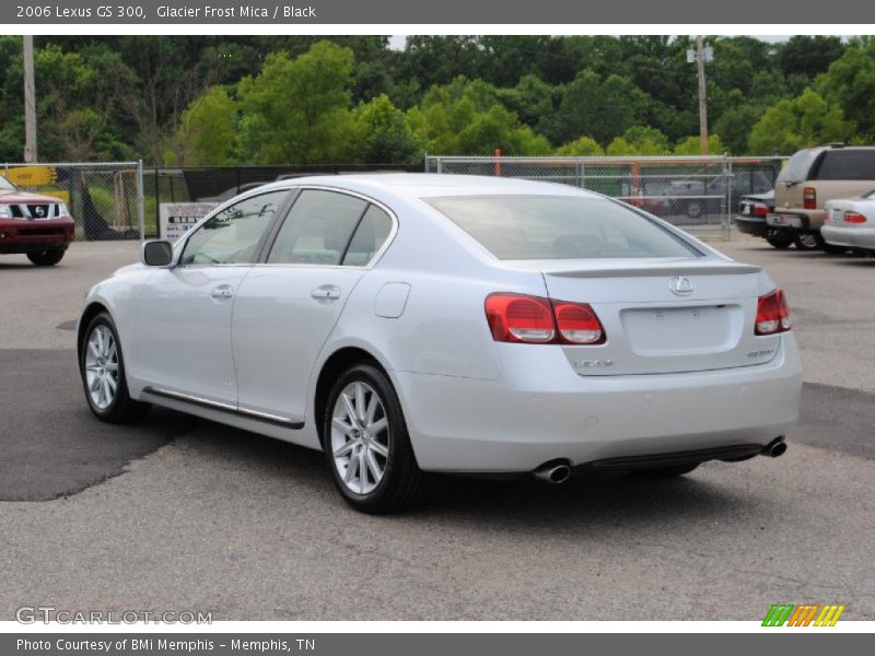 Glacier Frost Mica / Black 2006 Lexus GS 300