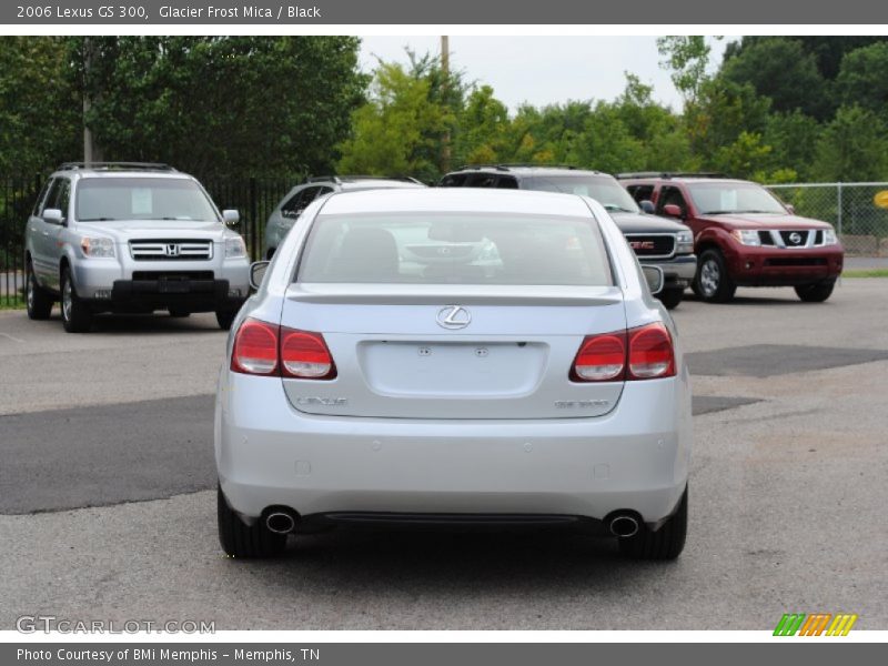 Glacier Frost Mica / Black 2006 Lexus GS 300