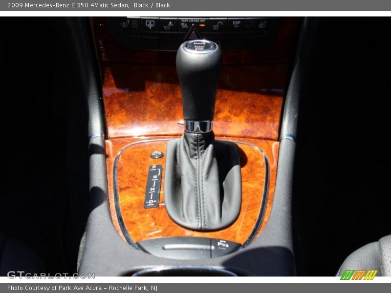 Black / Black 2009 Mercedes-Benz E 350 4Matic Sedan