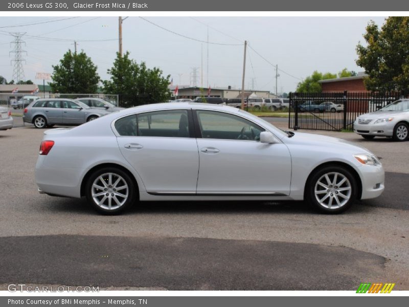 Glacier Frost Mica / Black 2006 Lexus GS 300
