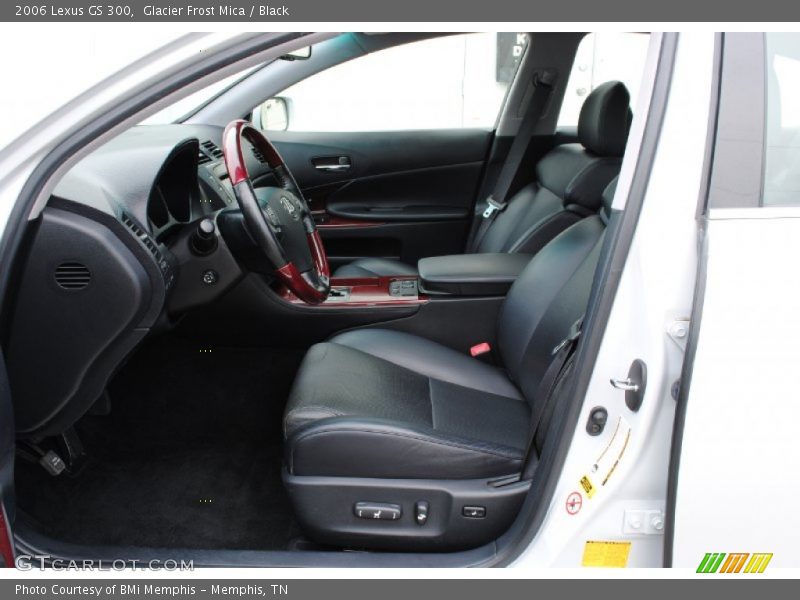 Glacier Frost Mica / Black 2006 Lexus GS 300