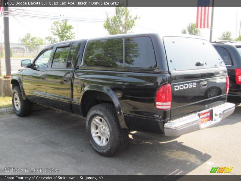 Black / Dark Slate Gray 2001 Dodge Dakota SLT Quad Cab 4x4