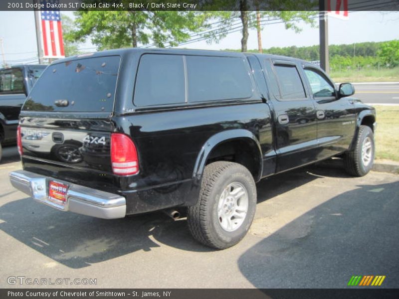 Black / Dark Slate Gray 2001 Dodge Dakota SLT Quad Cab 4x4