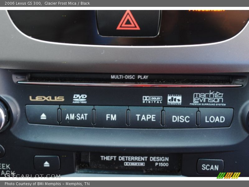 Glacier Frost Mica / Black 2006 Lexus GS 300