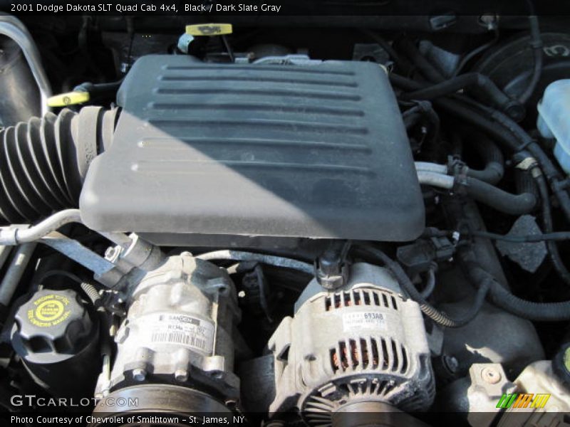 Black / Dark Slate Gray 2001 Dodge Dakota SLT Quad Cab 4x4