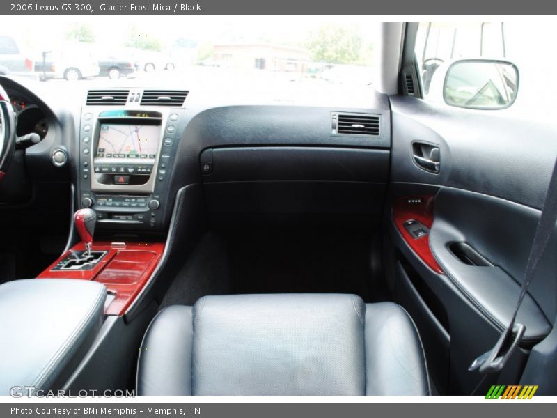 Glacier Frost Mica / Black 2006 Lexus GS 300