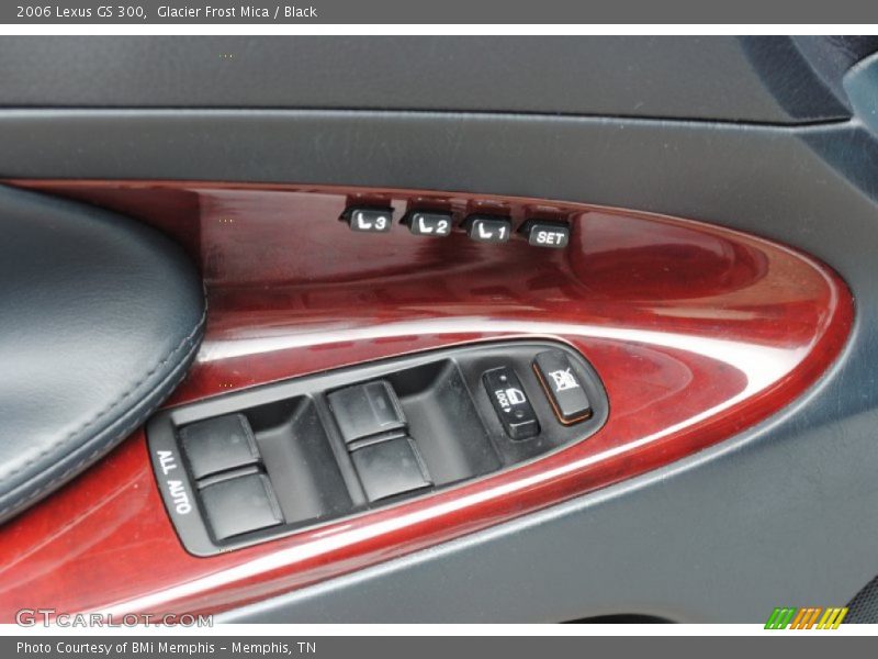 Glacier Frost Mica / Black 2006 Lexus GS 300