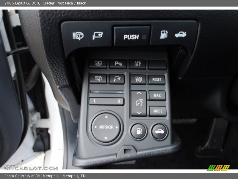 Glacier Frost Mica / Black 2006 Lexus GS 300