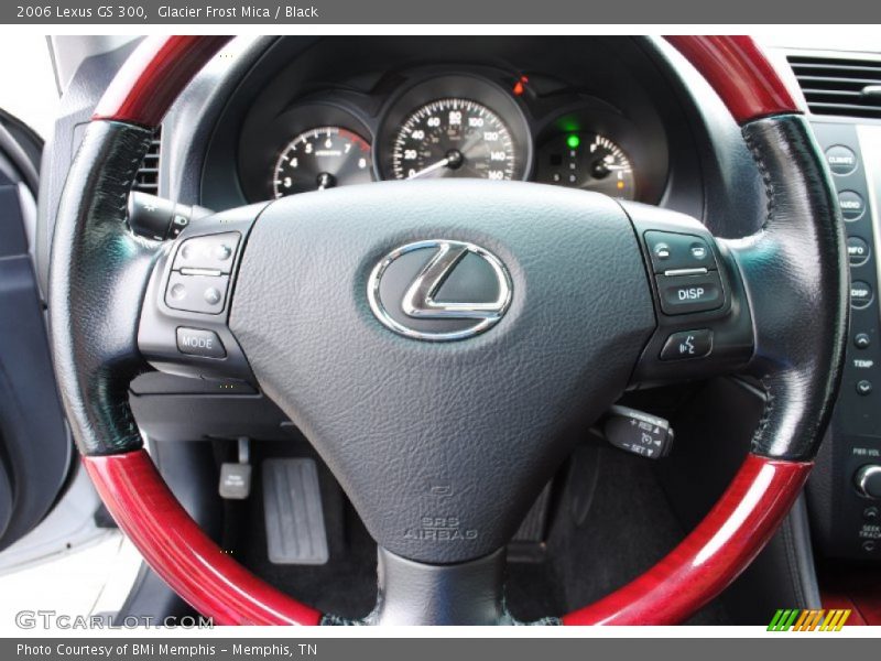 Glacier Frost Mica / Black 2006 Lexus GS 300
