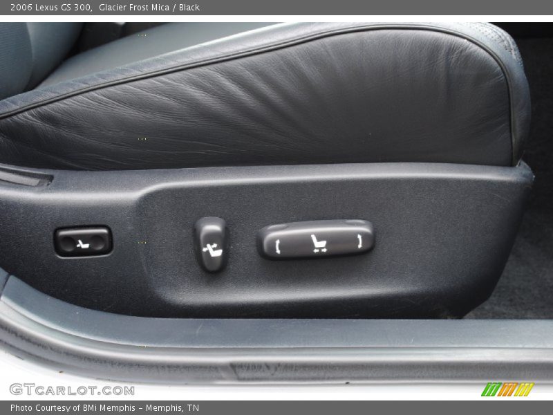 Glacier Frost Mica / Black 2006 Lexus GS 300