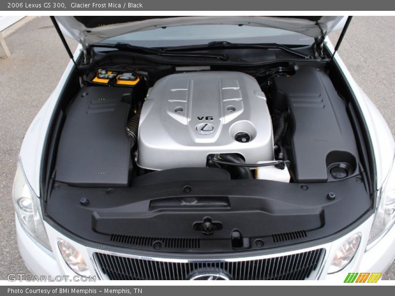 Glacier Frost Mica / Black 2006 Lexus GS 300