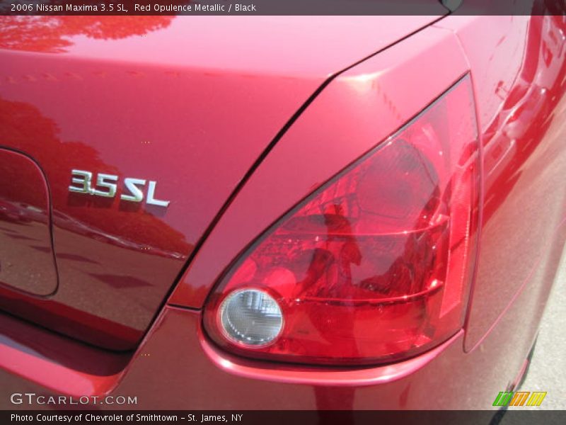 Red Opulence Metallic / Black 2006 Nissan Maxima 3.5 SL