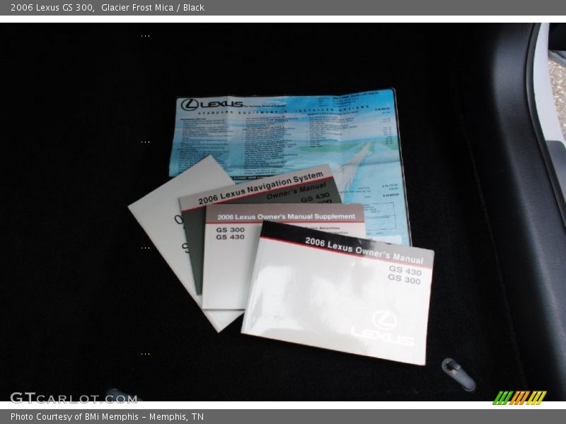 Glacier Frost Mica / Black 2006 Lexus GS 300