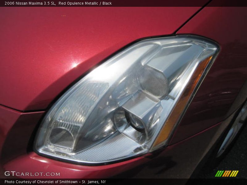 Red Opulence Metallic / Black 2006 Nissan Maxima 3.5 SL