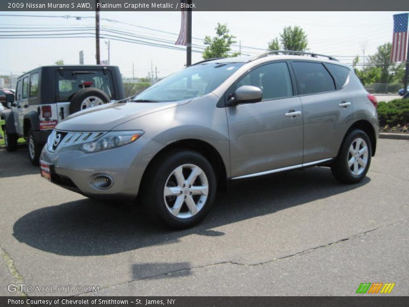 Platinum Graphite Metallic / Black 2009 Nissan Murano S AWD
