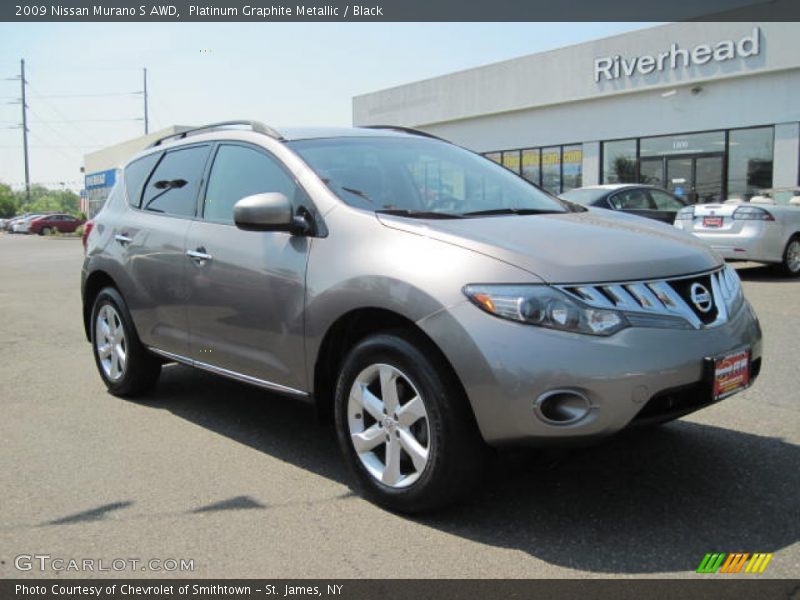 Platinum Graphite Metallic / Black 2009 Nissan Murano S AWD