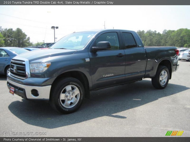 Slate Gray Metallic / Graphite Gray 2010 Toyota Tundra TRD Double Cab 4x4