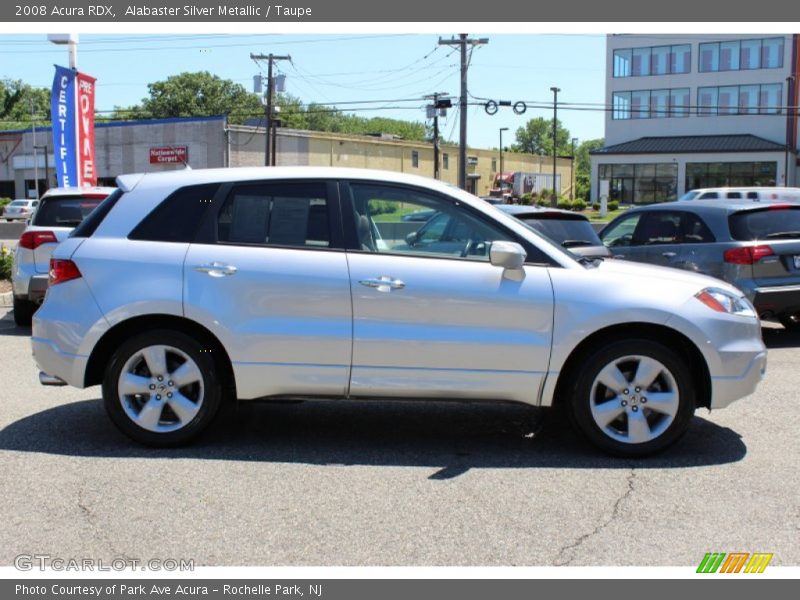 Alabaster Silver Metallic / Taupe 2008 Acura RDX
